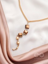 Drop Dead Gorgeous Golden Embellished Necklace With Anti-Tarnish Coating 