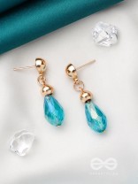 The Beryl Bead- Golden Beads Earrings