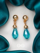 The Beryl Bead- Golden Beads Earrings