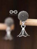 The Little Boho Trumpet Jhumkis - Tiny Trinket Earrings