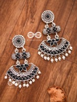 The Bohemian Elegance (Onyx Black) - Embellished Oxidised Collection