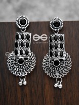The Studded Artistry - Onyx Black - The Embellished Oxidised Collection