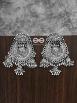 A Boho Dream - Oxidised Triple Jhumki Danglers