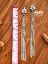 The Maple Leaf - Chain-Tasseled Boho Earrings