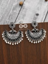 The Bohemian Elegance (Onyx Black) - Embellished Oxidised Collection