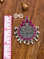 The Bohemian Intrigue (Ruby Red) - Embellished Oxidised Collection