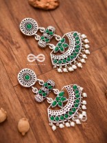 The Bohemian Elegance (Emerald) - Embellished Oxidised Collection