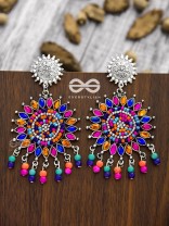 The Delightful Dreamy Danglers (Multicoloured)- The Embellished Oxidised Collection