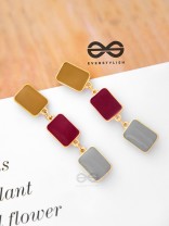 A Lesson of Elegance - Golden Statement Earrings