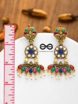 My Gorgeous Self - Statement Multicoloured Earrings