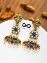 My Gorgeous Self - Statement Multicoloured Earrings