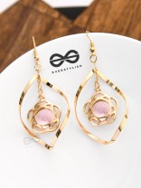 A Star-Studded Twist (Flamingo Pink) -  The Golden Charm Collection
