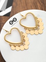 The Charming Heart Danglers - The Golden Charm Collection