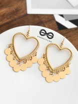The Charming Heart Danglers - The Golden Charm Collection