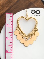 The Charming Heart Danglers - The Golden Charm Collection