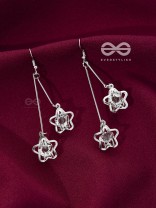 The Dangling Shimmery Star Earrings