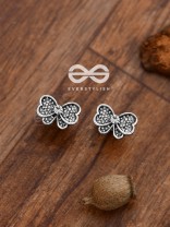 The Shimmery Bowknots - Tiny Trinket Earrings