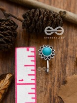 The Cute Florals - Turquoise Boho Nosering