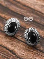 The  Aztec Button Studs - Tiny Trinket Earrings