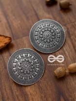 The Shield Of Flowers - Artistic Boho Studs