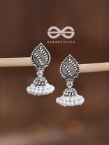 The Enticing Droplets - Double Pearled Jhumkis