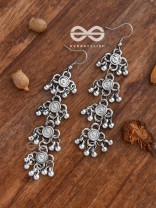 The Boho Playfulness - Layered Dangling earrings 