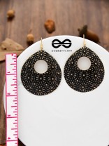 The Flowery Droplets - Oxidised Golden Danglers