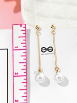 The Chic Dangling Pearls - Casual Golden Earrings