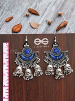 The Bohemian Allure - Meenakari Triple Jhumki Danglers