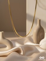 The Woman of Elegance - Golden Multilayered Neckpiece