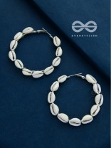 The Essence of Sea - Beautiful Shell Hoops