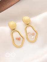 An Eclectic Delight - Golden Statement Earrings
