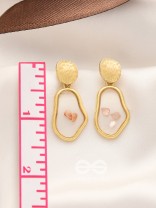 An Eclectic Delight - Golden Statement Earrings