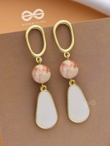 An Alluring Charm - Golden Statement Danglers