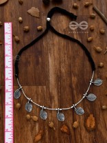 The Bohemian Leaflet Neckpiece - Oxidised Boho Collection