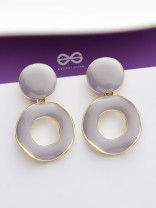 The Classy Glam - Statement Enammed Earrings