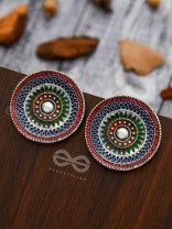 The Hypnotic Allure - Statement Meenakari Studs