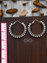 The Chic Intricacy - Oxidised Boho Hoops