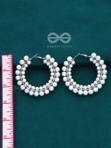 The Precarious Pearls - Statement Pearl Hoops