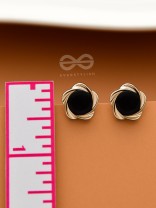 The Little Floral Buttons  - Tiny Trinket Earrings