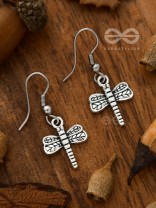 The Little Intricate Dragonflies - Tiny Trinket Earrings