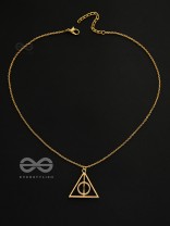 The Deathly Hallows - Statement Harry Potter Neckpiece With Anti-Tarnish Coating 