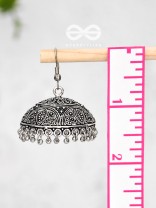 The Nature Motifs - Intricate Statement Boho Jhumkas