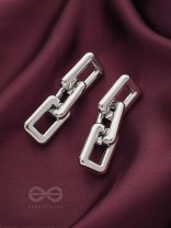 Catch me if you can - Silver Statement earrings