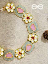 The Royal Indulgence - Statement Golden Set of Neckpiece and Earrings