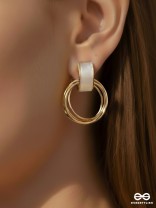 Loop a Hoop - Statement Golden Earrings
