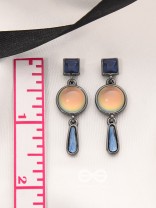 The enchanting Sunset Hue- Dangle Drop Earrings