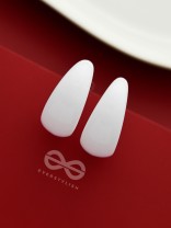 Effortlessly Classy - Statement Hoops (White)