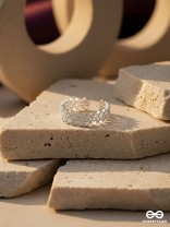 The Intricate Elegance - Adjustable Ring