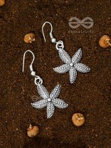 The Scintillating Starfish Oxidised Earrings